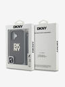 DKNY DKNY PU Leather Stack Logo Wrist Strap Zadní Kryt pro iPhone 16 Green