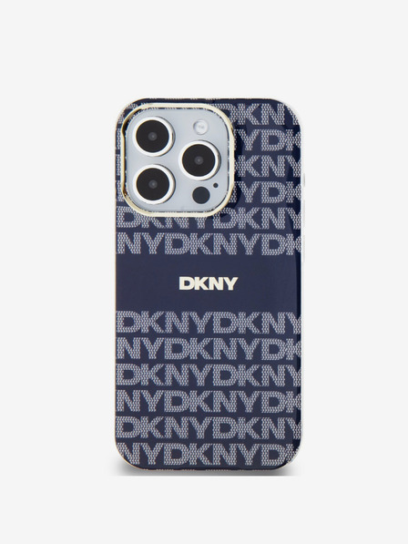 DKNY PC/TPU Repeat Pattern Tonal Stripe Magsafe Zadní Kryt pro iPhone 14 Pro Max Blue DKNY