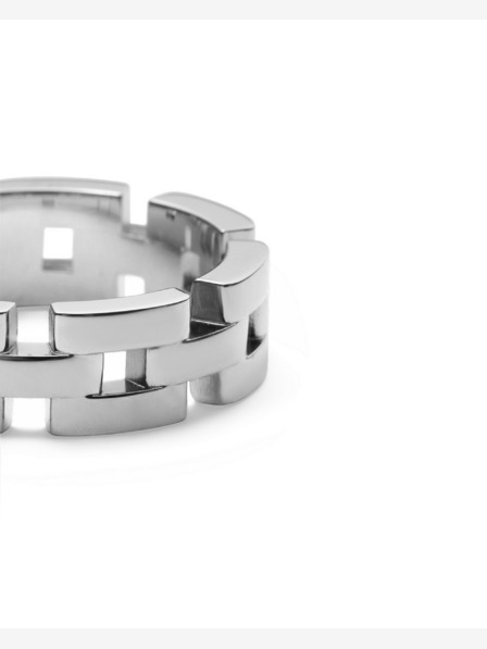 Daniel Wellington Daniel Wellington stříbrný prsten ocelový 3-Link