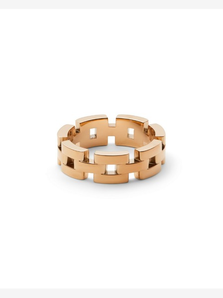 Daniel Wellington Daniel Wellington růžovozlatý prsten ocelový 3-Link