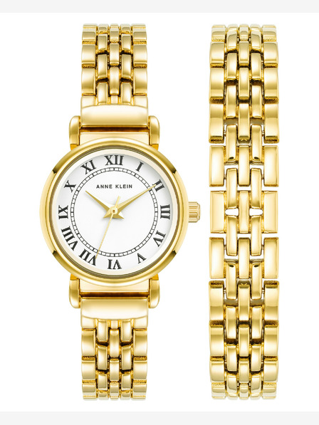 Anne Klein Dámská dárková sada hodinek a náramku Anne Klein AK/ 4144GPST
