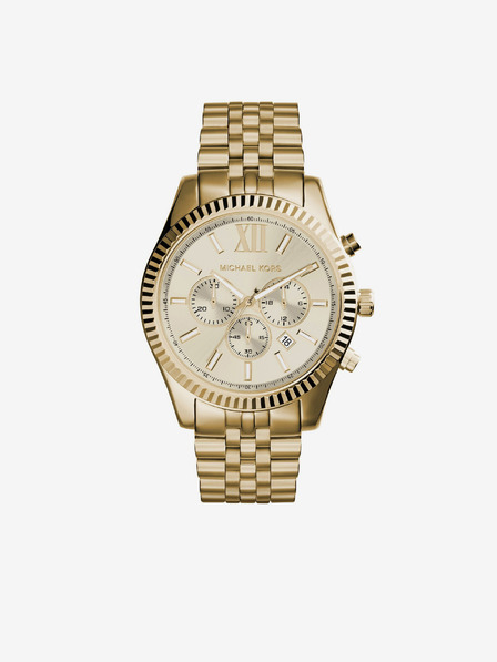 Michael Kors Zlaté unisex hodinky Michael Kors Lexington