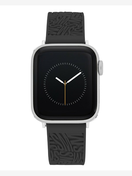 Steve Madden Dámský černý silikonový řemínek Steve Madden pro Apple Watch 38/40/41mm, WS/1003BKSV384041