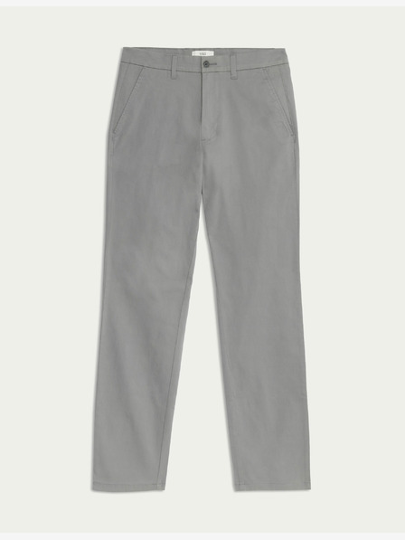 Marks & Spencer Strečové chino kalhoty normálního střihu Marks & Spencer šedá
