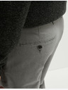 Marks & Spencer Strečové chino kalhoty normálního střihu Marks & Spencer šedá