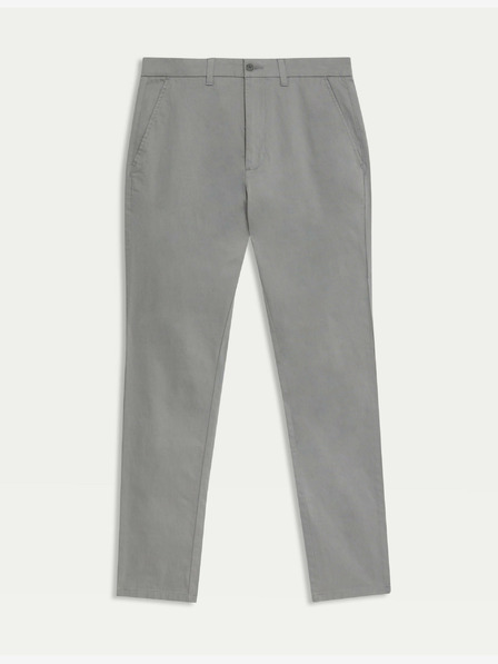 Marks & Spencer Strečové chino kalhoty úzkého střihu Marks & Spencer šedá