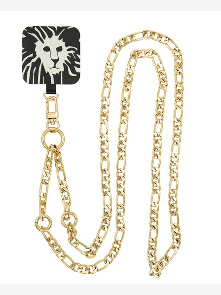 Anne Klein Kovový crossbody řetízek k mobilu Anne Klein WK4022GPGP