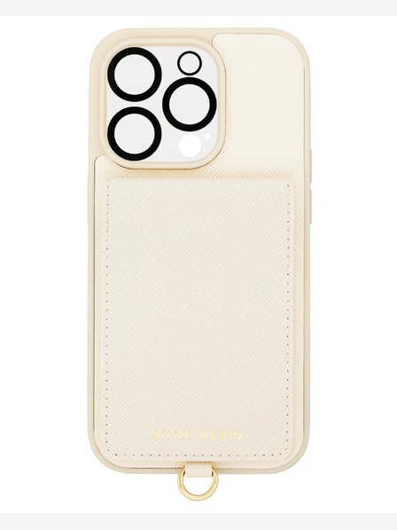 Anne Klein Krémový kryt Anne Klein pro iPhone 14 Pro Max