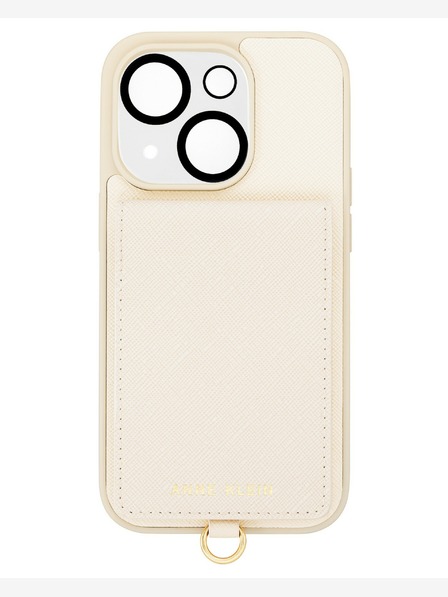 Anne Klein Krémový kryt Anne Klein pro iPhone 13/14