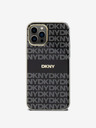 DKNY PC/TPU Repeat Pattern Tonal Stripe Magsafe Zadní Kryt pro iPhone 12/12 Pro Black DKNY