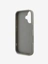 DKNY DKNY PU Leather Quilted Stack Logo Zadní Kryt pro iPhone 16 Plus Grey