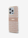 DKNY PC/TPU Repeat Pattern Tonal Stripe Magsafe Zadní Kryt pro iPhone 14 Pro Max Pink DKNY