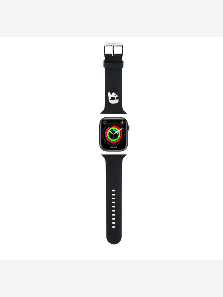 Karl Lagerfeld Karl Lagerfeld Karl Head NFT Řemínek pro Apple Watch 38/40/41 Black