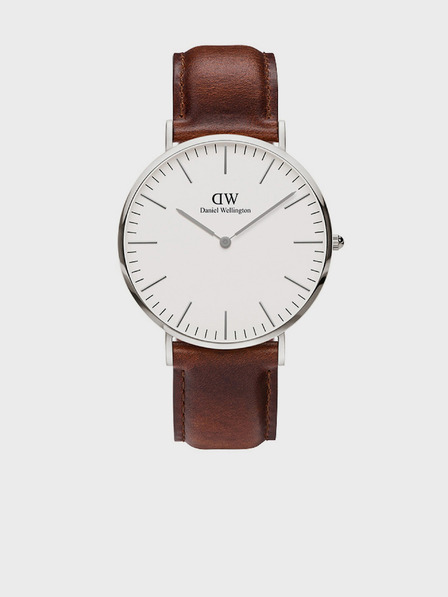 Daniel Wellington Pánské hodinky s koženým řemínkem Daniel Wellington Classic St Mawes