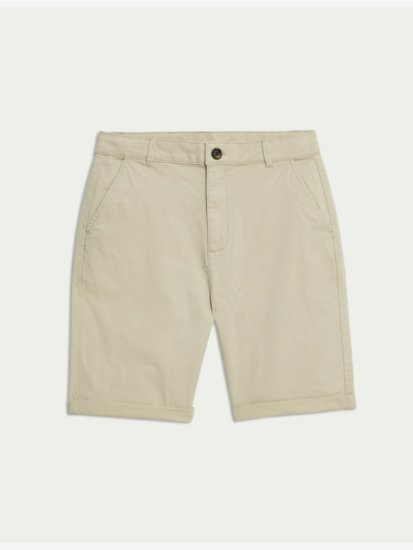 Marks & Spencer Chino šortky s vysokým podílem bavlny (6–16 let) Marks & Spencer béžová