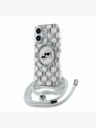 Karl Lagerfeld Karl Lagerfeld IML Monogram Crossbody K&CH Heads MagSafe Zadní Kryt pro iPhone 16 Transparent