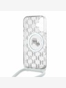 Karl Lagerfeld Karl Lagerfeld IML Monogram Crossbody K&CH Heads MagSafe Zadní Kryt pro iPhone 16 Transparent