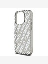 Karl Lagerfeld Karl Lagerfeld IML Electroplated Repeated Logo Zadní Kryt pro iPhone 15 Pro Silver