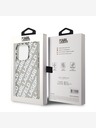 Karl Lagerfeld Karl Lagerfeld IML Electroplated Repeated Logo Zadní Kryt pro iPhone 15 Pro Silver