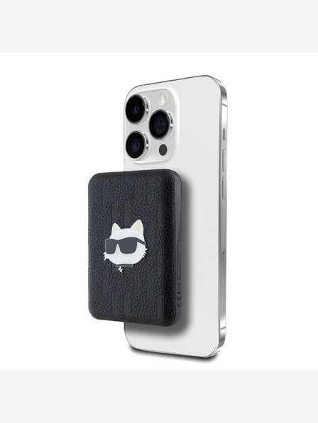 Karl Lagerfeld Karl Lagerfeld Embossed Choupette Head MagSafe Powerbanka 5000mAh Black