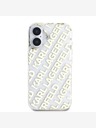 Karl Lagerfeld Karl Lagerfeld IML Electroplated Repeated Logo Zadní Kryt pro iPhone 16 Gold