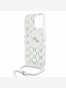 Karl Lagerfeld Karl Lagerfeld IML Monogram Crossbody K&CH Heads MagSafe Zadní Kryt pro iPhone 16 Pro Max Transparent