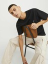 Jack & Jones Černé pánské tričko Jack & Jones Vesterbro