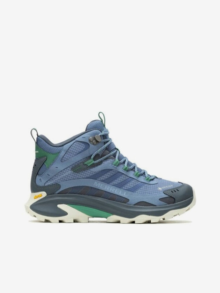 Merrell Modré pánské kotníkové outdoorové tenisky MERRELL Moab Speed 2 Mid GTX