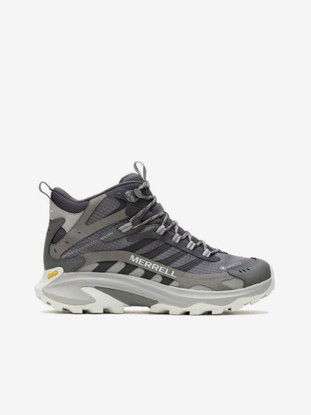 Merrell Šedé pánské kotníkové outdoorové tenisky MERRELL Moab Speed 2 Mid GTX