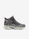 Merrell Šedé pánské kotníkové outdoorové tenisky MERRELL Moab Speed 2 Mid GTX