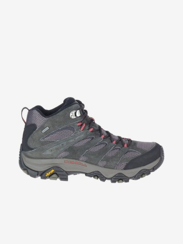 Merrell Šedé pánské kotníkové outdoorové tenisky MERRELL Moab 3 Mid GTX