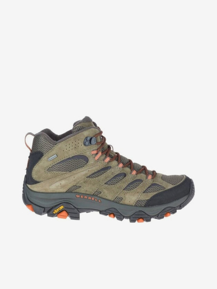 Merrell Zelené pánské kotníkové outdoorové tenisky MERRELL Moab 3 Mid GTX