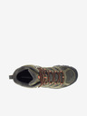 Merrell Zelené pánské kotníkové outdoorové tenisky MERRELL Moab 3 Mid GTX