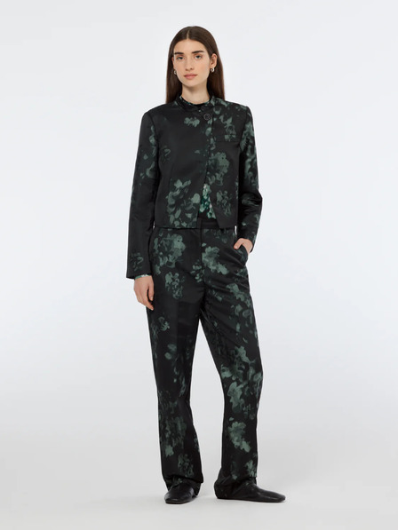 Scotch & Soda Zeleno-černý dámský vzorovaný blazer Scotch & Soda