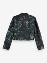 Scotch & Soda Zeleno-černý dámský vzorovaný blazer Scotch & Soda
