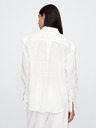 GAP Lněná oversize košile Big Shirt GAP