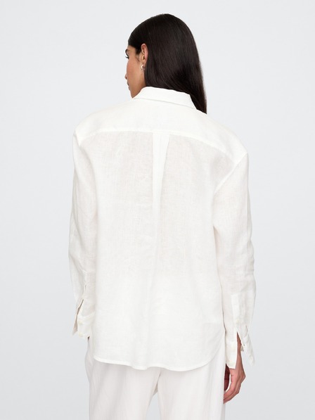 GAP Lněná oversize košile Big Shirt GAP