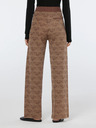 Scotch & Soda Hnědé dámské vzorované pletené kalhoty Scotch & Soda