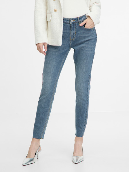 Orsay Modré dámské skinny fit džíny ORSAY