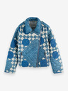 Scotch & Soda Modrá dámská vzorovaná bunda Scotch & Soda