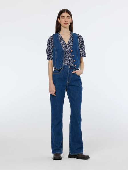 Scotch & Soda Modrá dámská džínová vesta Scotch & Soda