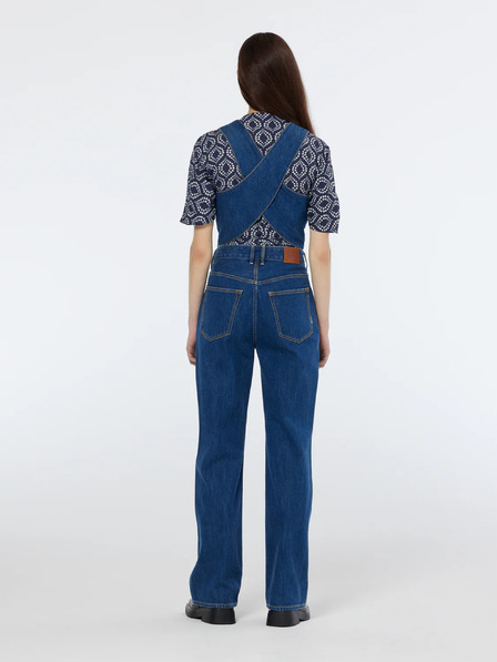 Scotch & Soda Modrá dámská džínová vesta Scotch & Soda