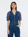Scotch & Soda Modrá dámská džínová vesta Scotch & Soda