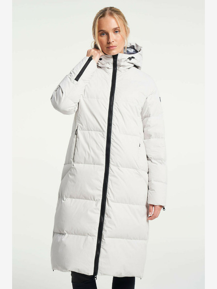 Tenson dámský zimní lifestylový kabát TENSON Shanna Down Coat W světle šedý