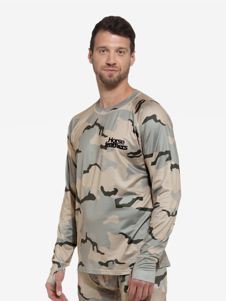 Horsefeathers Termo triko Riley - desert camo velikost L HORSEFEATHERS