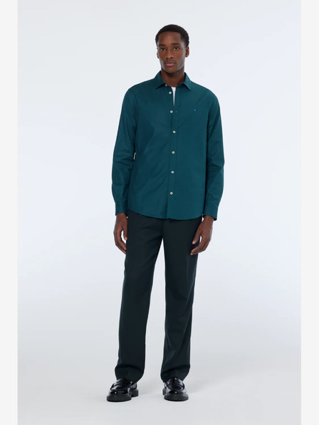 Scotch & Soda Tmavě zelené pánské chino kalhoty Scotch & Soda
