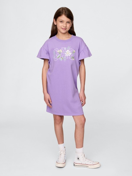 GAP Dětské oversize mikinové šaty GAP