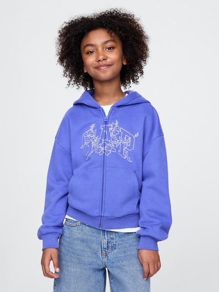 GAP Dětská oversize mikina s logem Gap