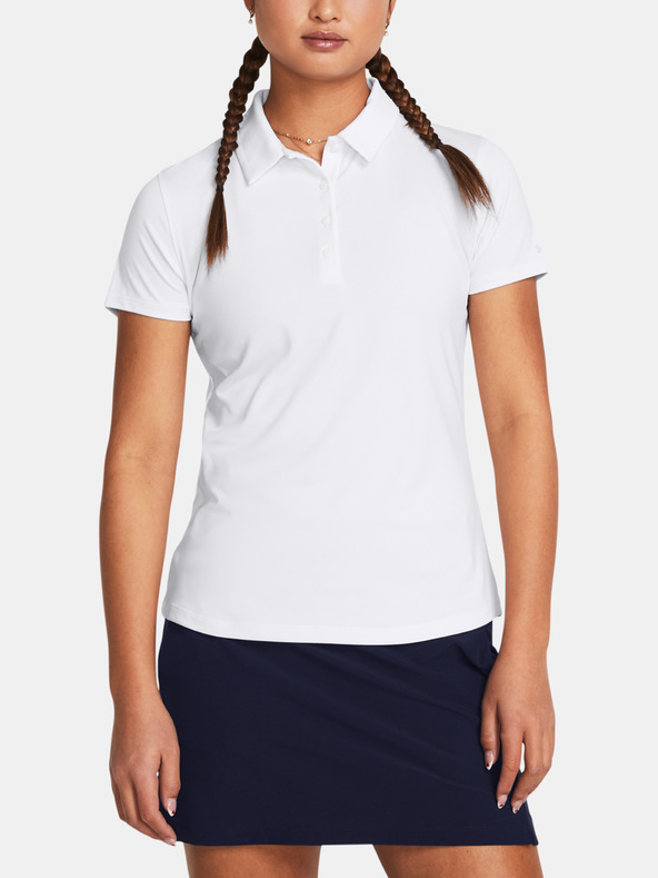 Under Armour Dámské tričko Under Armour UA Playoff SS Polo-WHT