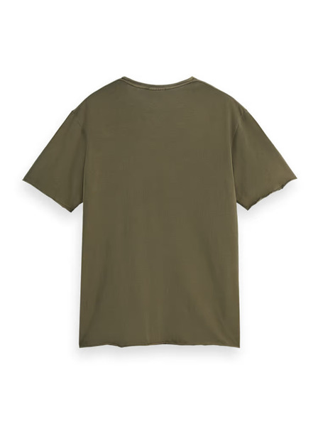 Scotch & Soda Khaki pánské tričko Scotch & Soda